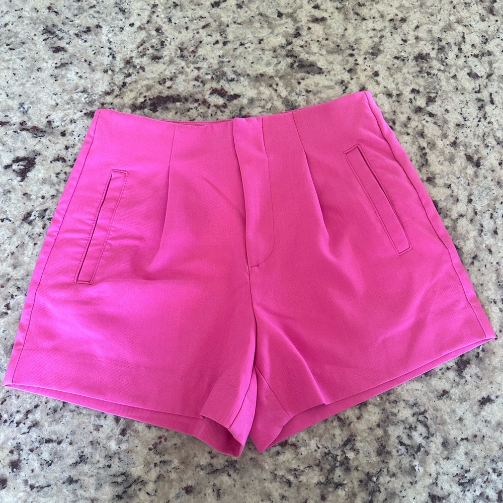 A New Day Pink High Waist Tailored Shorts